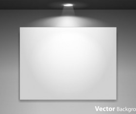 Spotlight Display wall background vector 01