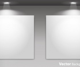 Spotlight Display wall background vector 03