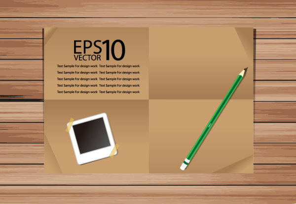 Set of Notepad design elements vector 03