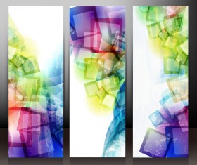 Banner design elements Abstract of vector 01