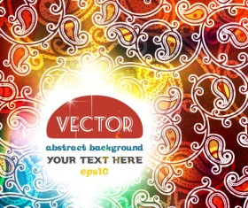 Set of Abstract Shiny vector background 02
