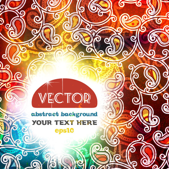 Set of Abstract Shiny vector background 02