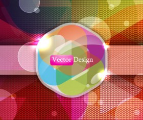 Set of Abstract Shiny vector background 04