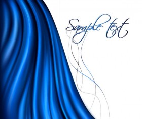 silk cloth elements background vector 02