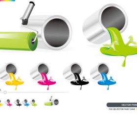 Set of RGB color elements vector 02