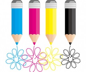 Set of RGB color elements vector 07