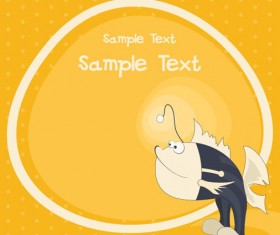 cute cartoon small Animal vector background 04