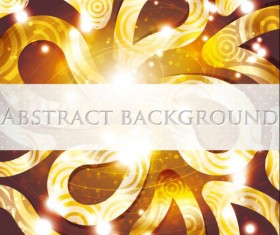 Set of ornate Abstract background vector 03