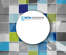 square background vector set 04