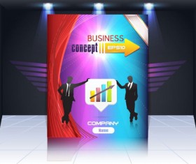 Display board cover background vector 02