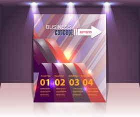 Display board cover background vector 06