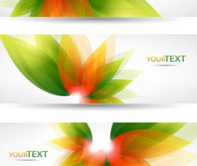 Colorful Halation banner vector 04