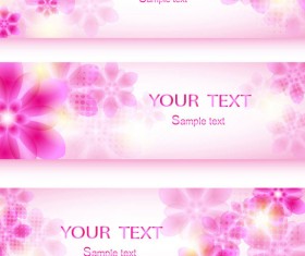 Colorful Halation banner vector 05
