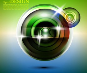 Shiny concept of background vector 04