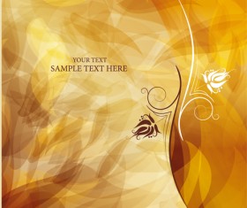 Abstract brown decorative background vector 01