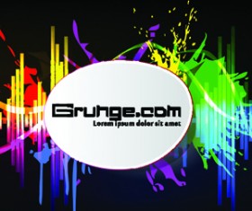 Abstract splash website background vector 05