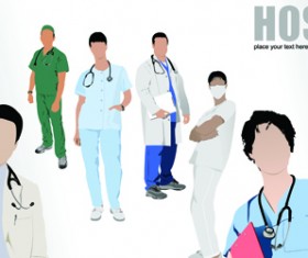 Doctor design elements vector 03