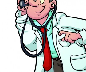 Doctor design elements vector 04
