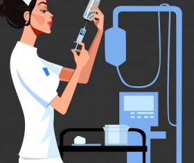 Doctor design elements vector 07