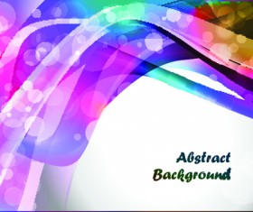 Elements of Abstract Colorful wave vector background 05