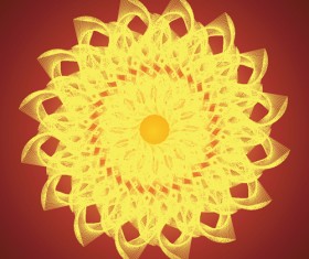 Set of Abstract Fire vector background 02