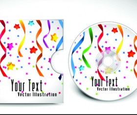 Abstract CD cover vector background 03