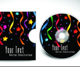 Abstract CD cover vector background 05