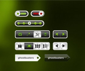 Creative Player buttons psd