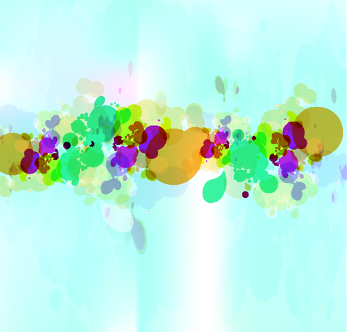 abstract Colorful spots vector background 02