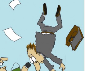 Elements of cartoon People vector 03