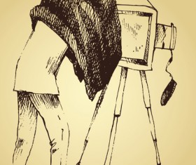 Set of Photographer design elements vector 02