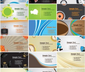 Set of Various Amazing Cards vector