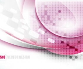 Set of ornate waves vector background 13
