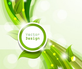 Set of ornate waves vector background 16