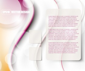 Set of ornate waves vector background 19