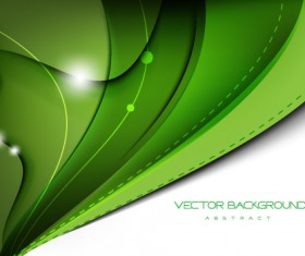 Set of ornate waves vector background 27