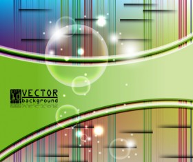 Set of ornate waves vector background 35