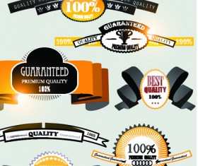 superior quality badges, labels and tags elements vector 03