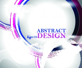 abstract waves elements vector background 01