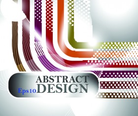 abstract waves elements vector background 02