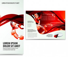 business brochure and card vector set 01