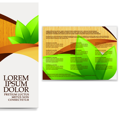 business brochure and card vector set 03