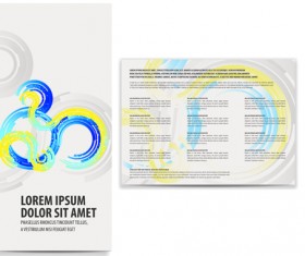 business brochure and card vector set 05