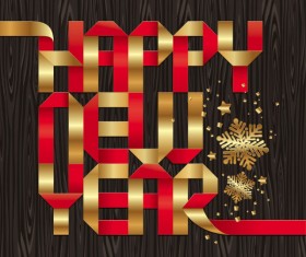 Merry Christmas Origami elements vector 01