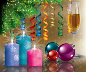 Christmas Decoration elements vector 02