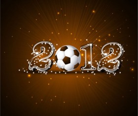 Abstract Football design vector background 02