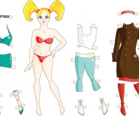 Creative Clothes design elements vector set 13