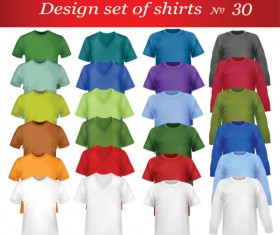 Creative Clothes design elements vector set 14