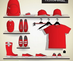 Creative Clothes design elements vector set 18
