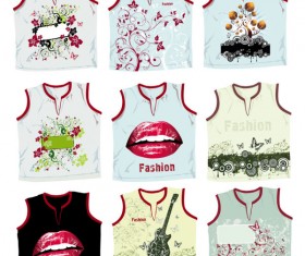 Creative Clothes design elements vector set 01